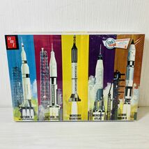 見9【80】1円～ 未開封 amt 1/200 サターン5 アポロ ロケット 5機セット レッドストーン アトラス タイタンII サターンIB サターンV プラモ_画像1