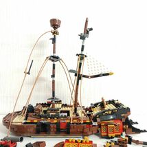 Vx2【80】1円～ LEGO レゴ クリエイター 31109 海賊船 LEGO CREATOR ミニフィグ スケルトン パイレーツ 大砲_画像4