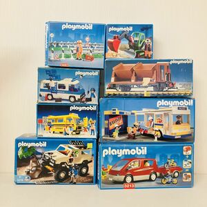 Za13【140】1円～ プレイモービル playmobil 3213 キャンピングカー 3782 バス 4112 Vティッパー貨車 3219 オフロード 3170 スクールバス