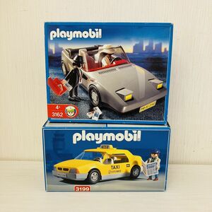 Za8【80】1円～ プレイモービル playmobil 3162 逃亡者 3199 エアポート タクシー まとめセット