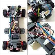 ナナ12【140】1円～ 動作確認済 タミヤ 1/10 電動RC フィアット アバルトラリー MF-01Xシャーシ / ファインスペック2.4G プロポ まとめ_画像5