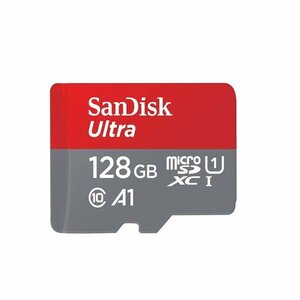 新品 SanDisk microSDカード microSDXC 128GB UHS-I 140MB/s SDSQUAB-128G-GN6MN