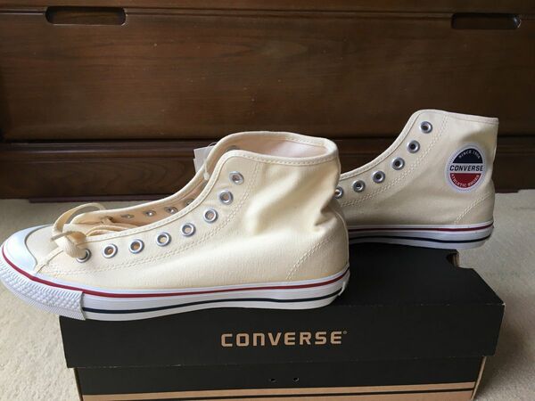 即日発送　converse ハイカット　26.0 白　コンバース　未使用品　 スニーカー ホワイト　春　#GT-Rの家　メンズ