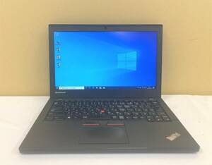 Z04●i5第5世代 Lenovo ThinkPad X250/i5-5200U 8GB/750GB/カメラ/無線/12.5インチ/Windows10 Pro/Office365 動作確認済み 現状品