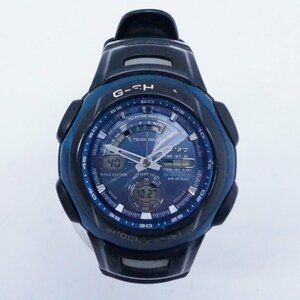 中古 カシオ G-SHOCK 腕時計 GW-1310J 電波ソーラー タフソーラー ブラック×青文字盤 稼働品
