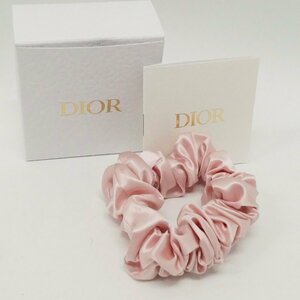 未使用 ディオール Christian Dior ヘアゴム シュシュ ピンク ヘアアクセサリー