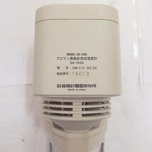 中古品 SATO アスマン式通風乾湿計 SK-RHG 単一乾電池付き ACアダプター 付属 通電確認済み 専用ケース付き_画像8