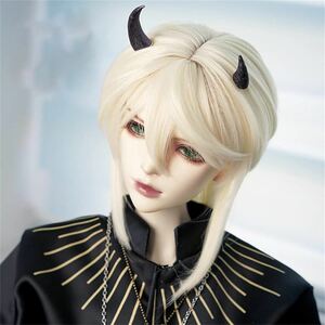 ウィッグ　金髪　ブロンド　系　ドール　bjd wig　9～10inch 9～10インチ