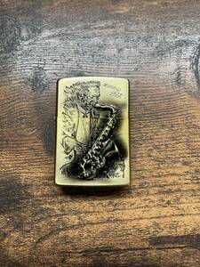 ZIPPO ジッポー JAZZ サックス　ゴールド　1994 楽器