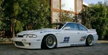 S14シルビア前期専用 ダクト入フロントフェンダー 20mm TRA京都 6666カスタム_画像3