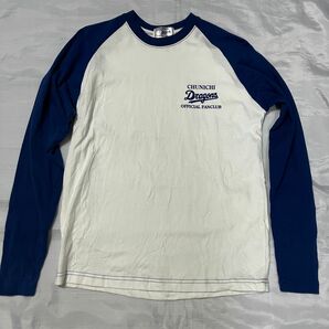 プロ野球　中日ドラゴンズ　長袖Tシャツ　メンズ　Sサイズ　トップス　ウェア　応援グッズ　ロンT ロング Tシャツ