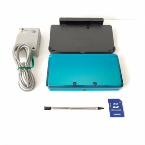 Nintendo Nintendo 3DS aqua blue экран превосходный товар nintendo игра машина 