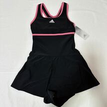 新品　定価4719円　アディダス　水着　140 スイム　ワンピース　H44268 adidas ブラック_画像1