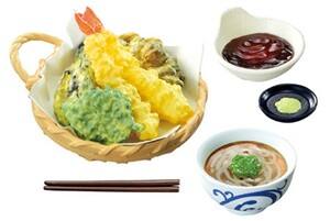 【内袋未開封】リーメント そば和食処なごみ屋⑥揚げたて天ぷらとミニそばのセット ぷちサンプルシリーズ