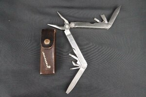 ☆LEATHERMAN SURVIVAL TOOL レザーマン アウトドア サバイバルツール 本体・ケース付 USED 1円スタート☆ワア