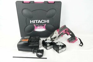 ☆HITACHI 日立工機 コードレス ハンマドリル セット【DH14DSL】本体・バッテリー(DC14.4V)・急速充電器・ケース付 動作確認済 USED☆マ