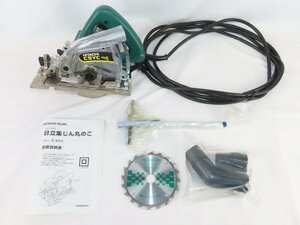 ☆HITACHI 日立工機 ブレーキ付 集じん丸のこ C5YC 125mm 本体・チップソー・ガイド・スパナ・集じんアダプタ付 未使用 長期保管品☆ユ