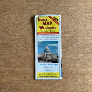 ツーリストマップ アメリカ ワシントンDC ヴィンテージ 古地図