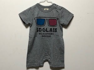 70cm ベビー 【 新品 ! 未使用 ! 】 子供 特価！OIL CLOTHING SERVICE ロンパース 半袖 Tシャツ オイル 子供服 / 管理FA-G405