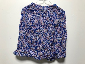 110cm 【 新品 ! 未使用 ! 】 キッズ 子供 特価！OIL CLOTHING SERVICE 薄手 総柄 リボン スカート 花柄 オイル 子供服 / 管理MAS-249