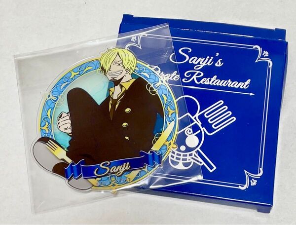 新品 USJ ワンピース サンレス アクリルコースター サンジ サンジの海賊レストラン