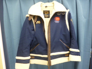MIZUNO ミズノ 1998年 長野オリンピック 防寒ジャンパー ボアジャケット Sサイズ 激安1円スタート