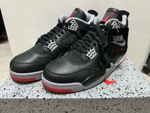 新品！定価スタート！送料無料！Nike Air Jordan 4 Retro Bred Reimagined 28.5cm 10.5 エアジョーダン 4 レトロ　SNKRS抽選当選品_画像2