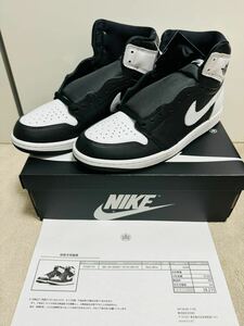 新品！NIKE AIR JORDAN 1 RETRO HIGH OG BLACK WHITE us10.5(28.5cm) DZ5485-010 エア ジョーダン ブラック ホワイト パンダ GR8当選品