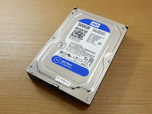 Y0295★\1～WDBlue　PC周辺機器　ハードディスク/HDD/PCデータ保管　3.5　容量:500GB