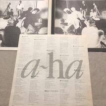 a-ha/Hunting High And Low 中古LPレコード_画像4