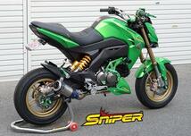 Z125 PRO フロント用 NISSIN製・ニッシン 2POTキャリパー 銀 2A107S_画像6