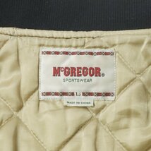 【レア80sヴィンテージ！】美品 ニチメン製 McGREGOR マクレガー 圧縮ウール スタジャン ネイビー 紺 L 中綿 ベースボール ブルゾン-_画像6