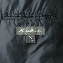 極美品 Eddie Bauer エディーバウアー EB650フィルパワー ダウン テーラードジャケット ネイビー 紺 XL キルティング ブレザー_画像5