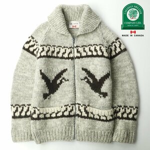 極美品 本場 カナダ製 CANADIAN SWEATER CHIEFTAIN カナディアンセーター カウチンセーター ニットブルゾン JP:L【相場価格￥44,000-】