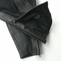 【本格！】美品 牛革 カウレザー レーシングパンツ 黒 ブラック LL/XL バイクウェア メンズ モーターサイクル ライディング_画像4