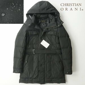 新品タグ付き CHRISTIAN ORANI クリスチャン・オラーニ 撥水シェル ダウン スタイリッシュコート M メンズ【定価￥20,900-】