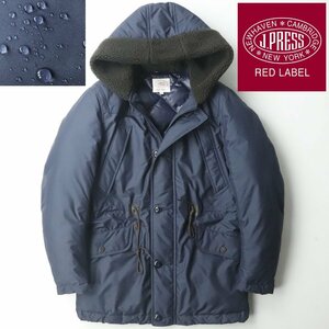 極美品 J.PRESS Jプレス RED LABEL 撥水シェル アークティックパーカ ダウンジャケット ネイビー 紺 L パーカ【相場価格￥63,000-】