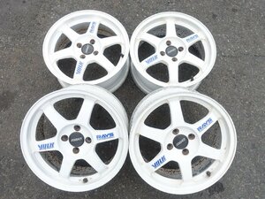 02-1075　RAYS　VOLK Racing　TE37　アルミホイール　16×7ｊ　PCD100　+42　4本