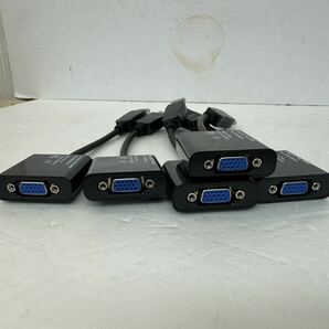 レターパックライト★ ④ 5本まとめ DP-VGA変換ケーブル 富士通 ★15ピン VGA 変換アダプター ディスプレイ FMC-ADPA1の画像4