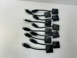 レターパックプラス★ ⑩ 10本まとめ DP-VGA変換ケーブル 富士通 ★15ピン VGA 変換アダプター ディスプレイ FMC-ADPA1