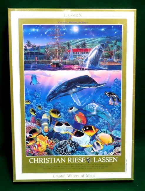 (Unopened) Lassen Crystal Waters of Maui Jigsaw Puzzle 1000 Piece Beverly, toy, game, puzzle, jigsaw puzzle