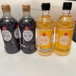 幸楽苑 醤油 酢 福袋 しょうゆ お酢 ビネガー ソイ 調味料 4本 セット 食品 セール クーポン