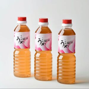 梅酢（うめ酢）500ml×3本 無添加 農家直送 和歌山県産 クエン酸