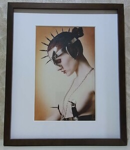 ERIC MARTINfe tissue art ATOMIC DOLLSfetisizmfechizm frame ending art photograph genuine work with autograph 