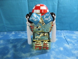 ◆新居浜太鼓祭り 太鼓台 / 日本酒空き瓶 神輿祭り / 陶器 陶芸 美術品 オブジェ