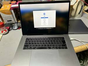 MacBookPro 15 （2019）本体　中古　箱あり　電源　ケーブル付属