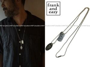 frank and easy フランクアンドイージー AG Necklace ドッグタグ ネックレス SILVER925 
