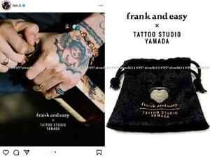 TATTOO STUDIO YAMADA × frank and easy コラボ ハート ロゴ リング 13号 タトゥースタジオヤマダ オモシーチャンネル 山田レン 山田蓮