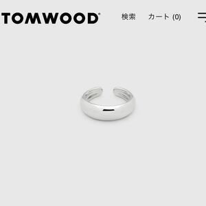  new goods TOM WOOD Tom wood EAR CUFF earcuff Thick silver size M