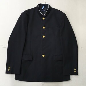 A466/Y( used ) Yamagata prefecture Yamagata south high school man . uniform 1 point /BC rank /. chapter attaching /175A/. Ran /Takumi Unlimited/ black / school uniform / winter clothes / junior high school / high school / standard type school uniform 